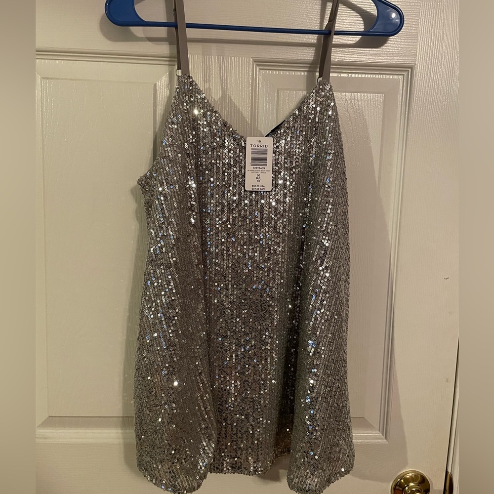 Sequin tank top